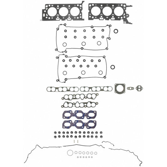 Fel-Pro Mercury Cougar HS 9038 PT PermaTorque engine cylinder head gasket set, showing multiple gaskets and sealing components.
