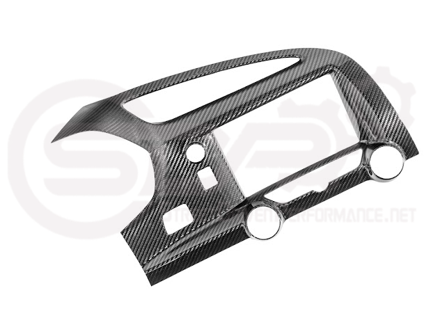2014-2019 CHEVROLET CORVETTE C7 | FACTORY STYLE DRY CARBON FIBER CENTER INFOTAINMENT INSTRUMENT PANEL CLUSTER TRIM PLATE COVER OVERLAY
