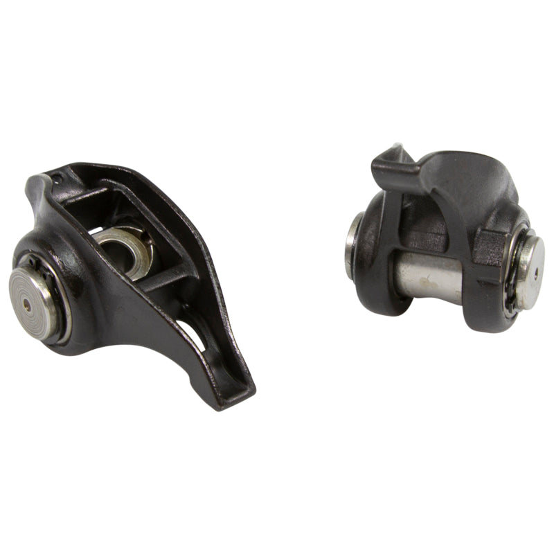 Set of 16 COMP Cams GM Gen V LT1 upgraded OEM rocker arms for engine performance, showing metal components with brand markings.