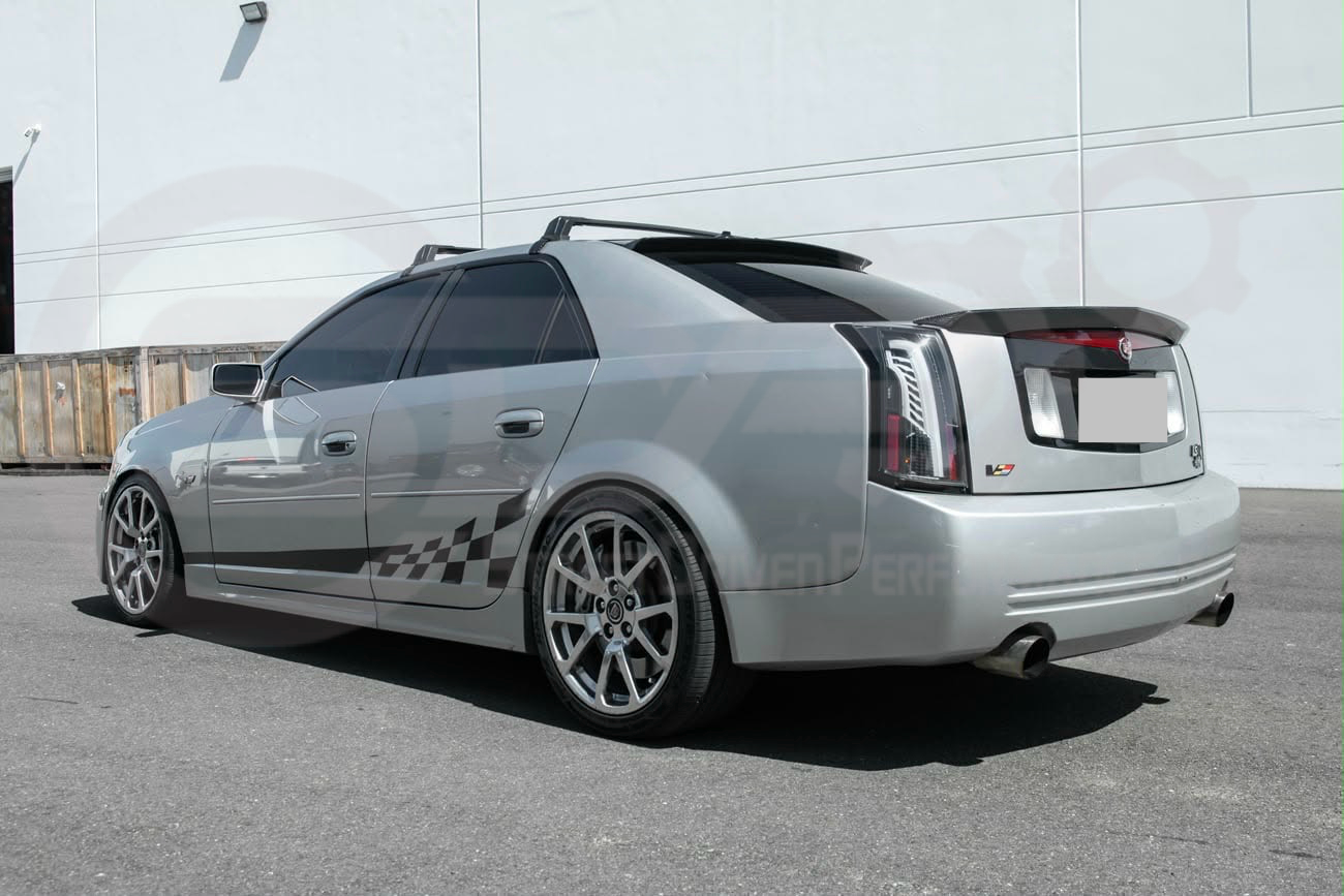 2003-2008 Cadillac CTS-V, V1 | SDP Performance Style CARBON FIBER Top Window Roof Spoiler Wing