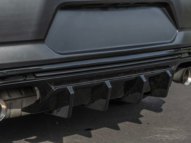 2016-Up Camaro |  Performance Track Style MATTE BLACK Rear Quad Exit Diffuser