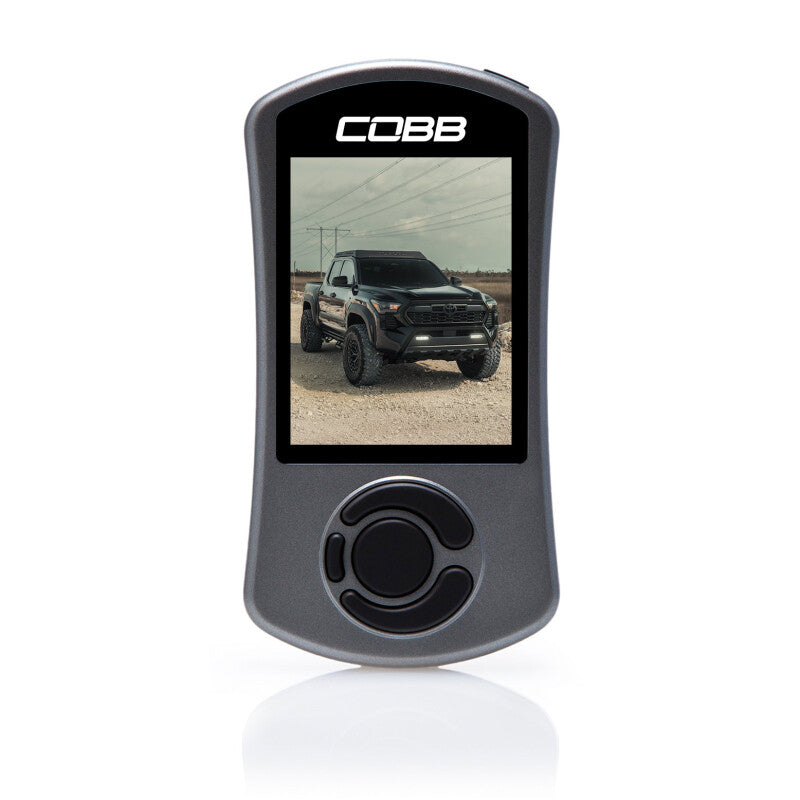 COBB Cobb AccessPort for Toyota Tacoma 24-25 model, a handheld programmer and tuner for engine performance enhancement.