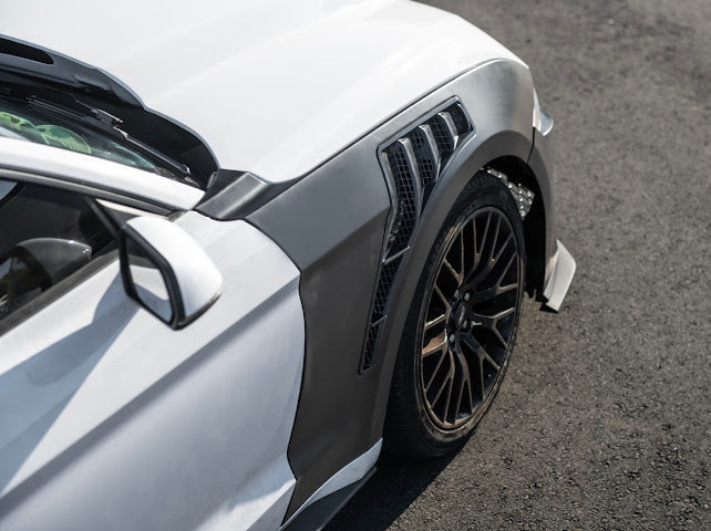2018-2023 FORD MUSTANG | GT350 STYLE FRONT SIDE VENTED FENDERS