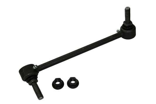 Moog Cadillac ATS front right sway bar endlink, replacement part for 2013-2019 model, close-up of the sway bar link.