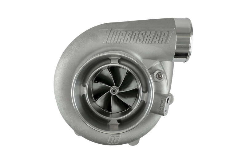 Turbosmart 7170 V-Band 1.07AR externally wastegated TS-1 turbocharger with V-band connection and compact design.
