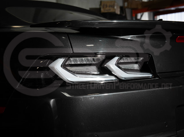2014-2015 CHEVROLET CAMARO | GM C8 CORVETTE STYLE SEQUENTIAL SIGNAL LED REAR TAILLIGHT PAIR (CLEAR OR SMOKE TINTED LENSES)