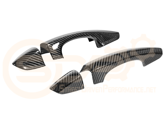 2015-2023 FORD MUSTANG S550 | CARBON FIBER OUTER DOOR HANDLE COVER SET PAIR