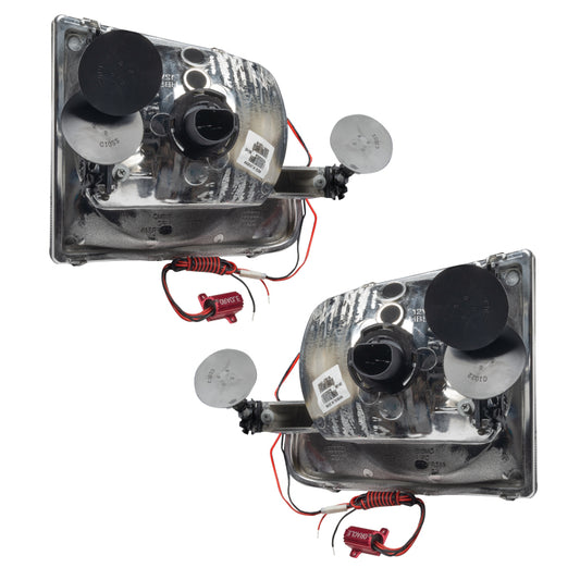 Oracle Ford F-150 1997-2003 white SMD headlights, LED daytime running lights and high-quality automotive lighting for trucks.