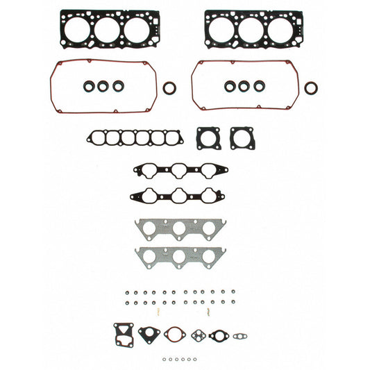 Fel-Pro Mitsubishi Montero Sport HS 26186 PT-2 PermaTorque engine cylinder head gasket set, showing multiple gaskets and components.