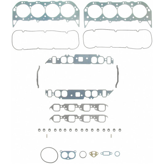 Fel-Pro HS 8523 PT-3 PermaTorque engine cylinder head gasket set shows multiple gaskets and sealing components on a white background.