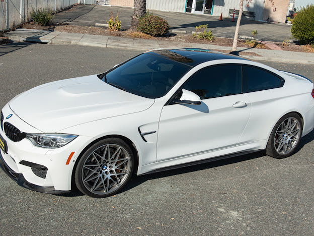 2015-2020 BMW F82 / F83 M4 | M-Performance Style CARBON FIBER Side Skirts Extension Rocker Panel Ground Effects