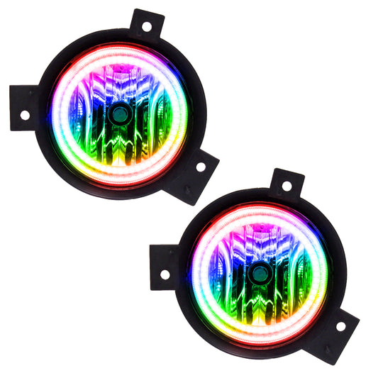 Oracle Lighting Ford Ranger SMD FL ColorSHIFT fog lights, vibrant LED fog lights with adjustable color options for Ford Ranger.