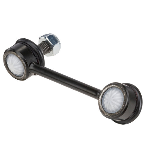 Moog rear left sway bar end link for 2005-2010 Scion tC, automotive suspension component with metal and rubber parts.