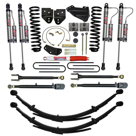 Skyjacker 6-inch lift kit for 2005-2007 Ford F250 gas models, showing the assembled suspension components.