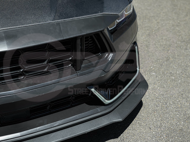 2024-Up Mustang S650 EcoBoost & GT | Dark Horse Style Front Bumper Full Replacement Kit w/ LED Light Side Grille
