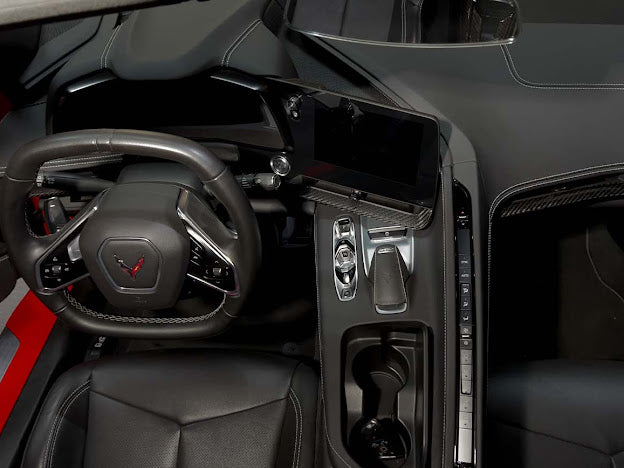 2020+ CHEVROLET CORVETTE C8 CARBON FIBER INTERIOR OVERLAY DASH TRIM