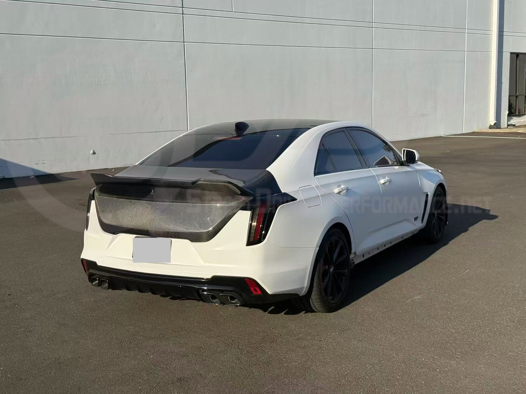 2021-UP CADILLAC CT4, CT4 V, AND CT4-V BLACKWING | BLACKWING STYLE REAR TRUNK LID WITH INTEGRATED SPOILER