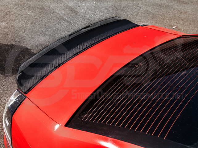 2008-2009 PONTIAC G8 | CARBON FIBER REAR TRUNK LID WICKERBILL SPOILER WING