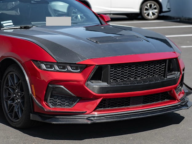 2024-UP MUSTANG S650 GT | FRONT SPLITTER LIP GROUND EFFECTS CANARDS PAIR