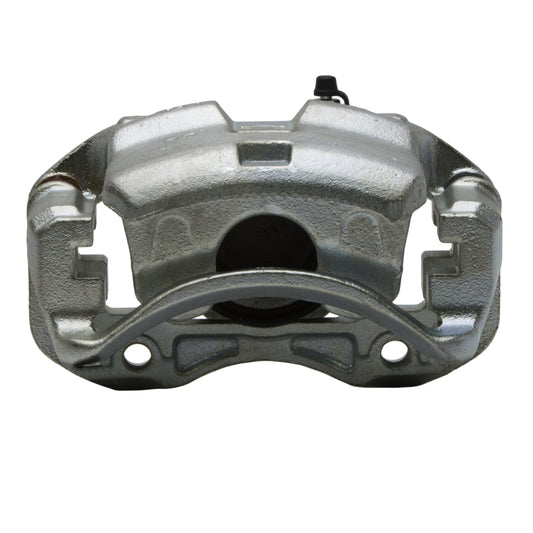 Silver zinc coated DFC front brake caliper for Nissan Sentra 2000-2006, premium OE-style caliper with detailed design.