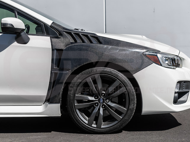 2015-2021 SUBARU WRX / STI | JDM STYLE CARBON FIBER SIDE VENTED FENDERS (PAIR)
