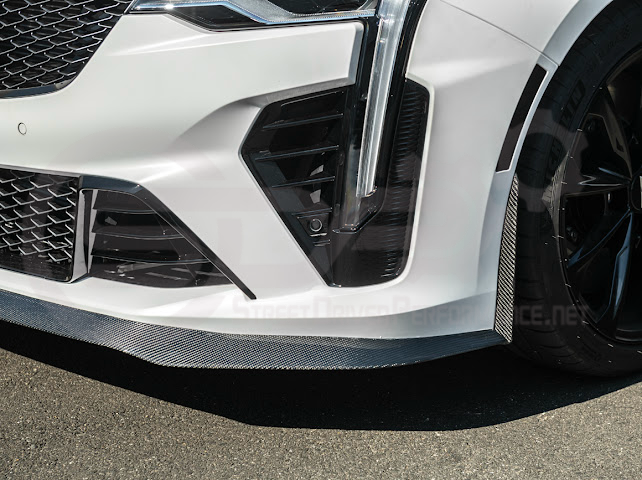 2020-Up Cadillac CT4-V Blackwing | CARBON FIBER Front Splitter Side Wheel Arches Pair