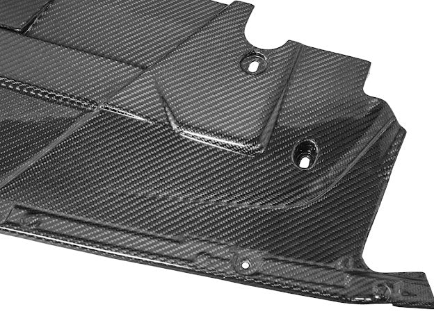 2024-UP MUSTANG S650 | CARBON FIBER ENGINE BAY RADIATOR PANEL TRIM REPLACEMENT