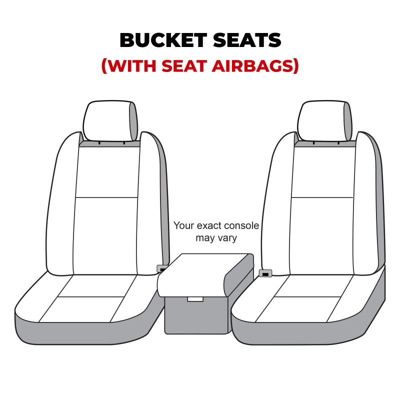 Covercraft 22-24 Dodge Ram 2500 Polycotton SeatSaver Custom Front Row Seat Covers - Taupe
