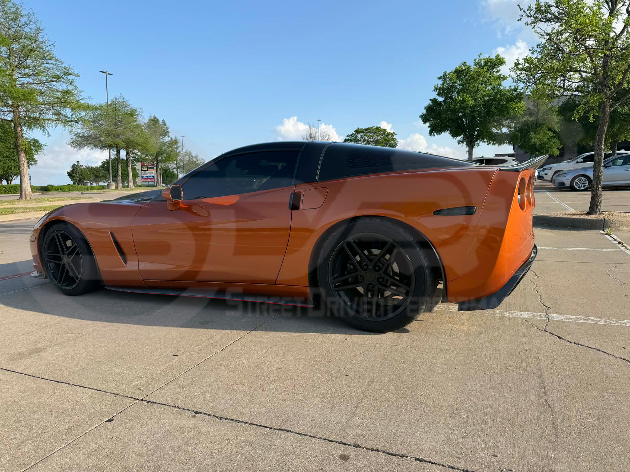 2005-2013 CHEVROLET CORVETTE C6 | SDP AGGRESSIVE STYLE  CARBON FIBER REAR TRUNK LID WING SPOILER