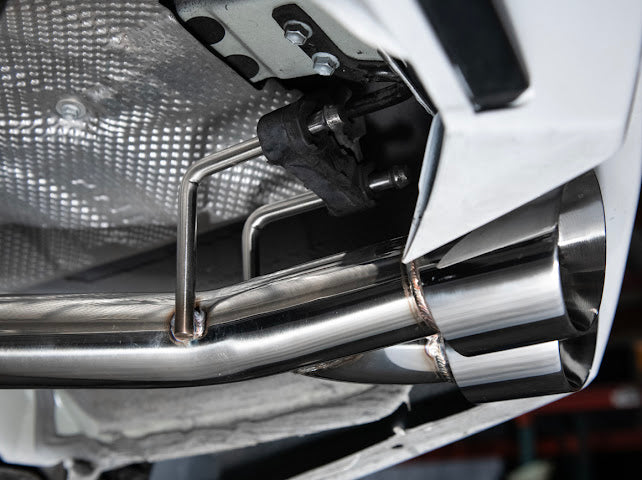 2018-2024 Toyota Camry SE FWD | T-304 Muffler Delete Single Exit Axle Back Exhaust (Chrome or Burnt Blue Tips)