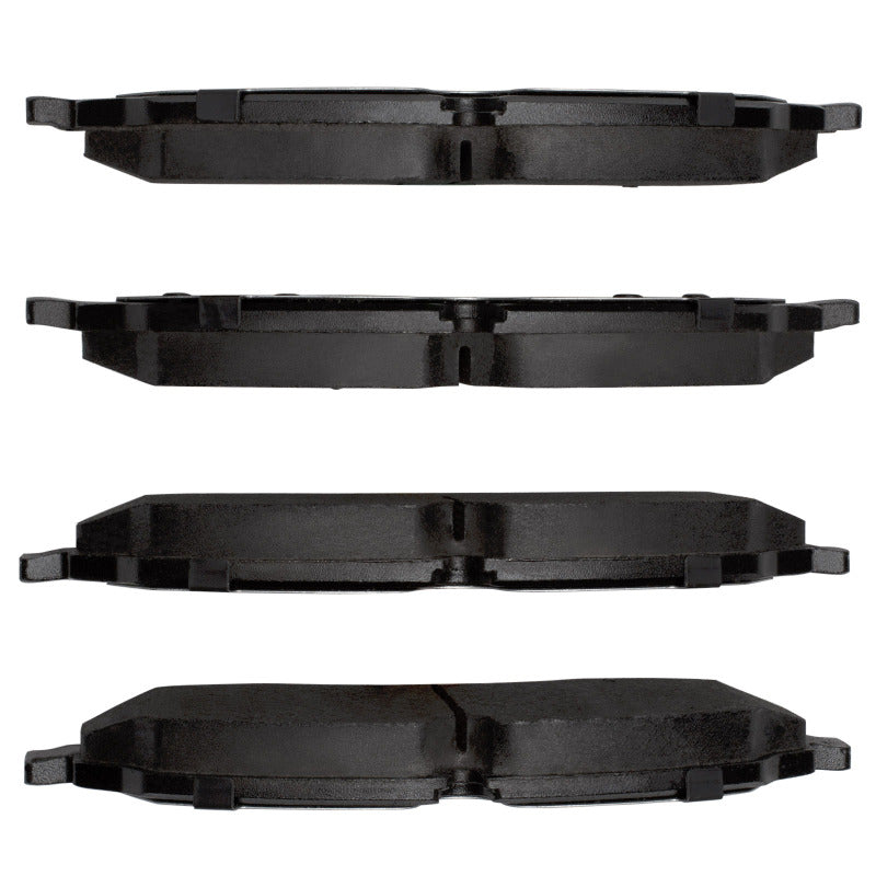 R1 Concepts Ford Transit-250 front Super Duty performance brake pads installed on vehicle.