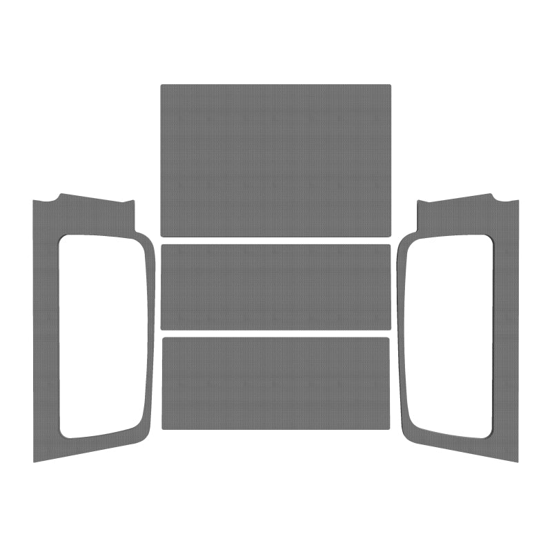 DEI 04-06 Jeep Wrangler LJ Unlimited Headliner Complete Kit - Gray