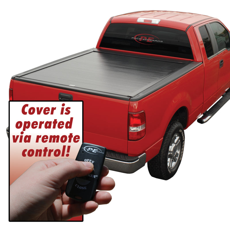 Pace Edwards BedLocker retractable bed cover on a 2015 Chevy Silverado 1500 or GMC Sierra 1500 in matte finish.
