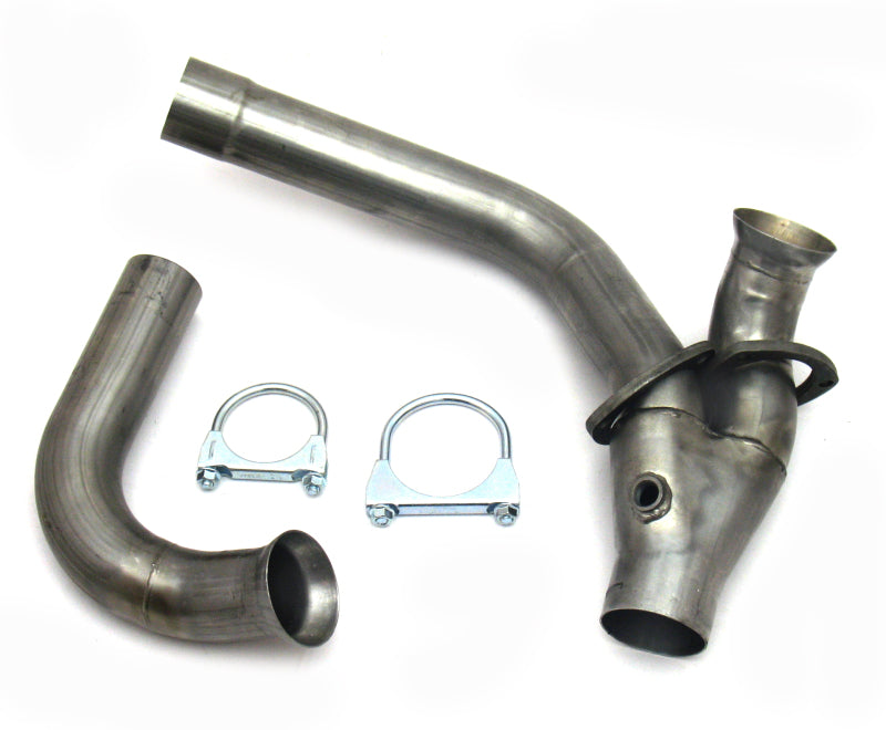 JBA 92-95 GM C/K Pickup 7.4L 409SS emissions legal Y-pipe shown in the image.