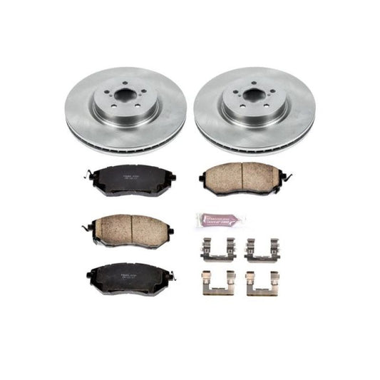 PowerStop OE brake kit for 2014-2018 Subaru Forester, front brakes with rotors and pads, auto specialty brake components