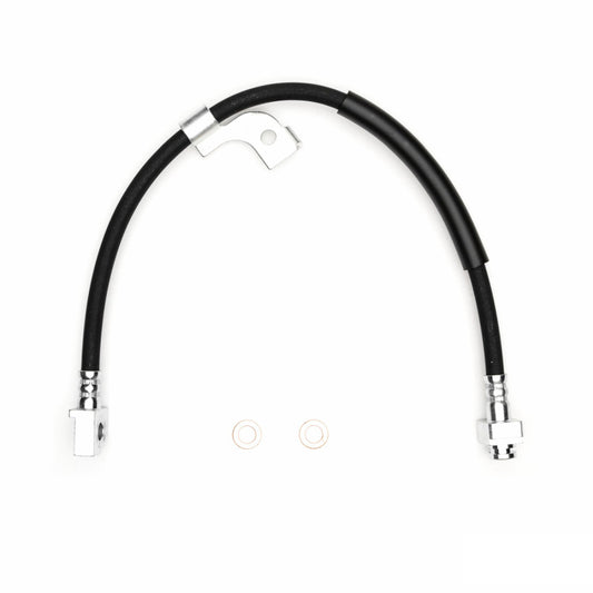DFC brake line kit for Ford Mustang 2015-2023, rear left and front right brake hoses, durable automotive brake line set