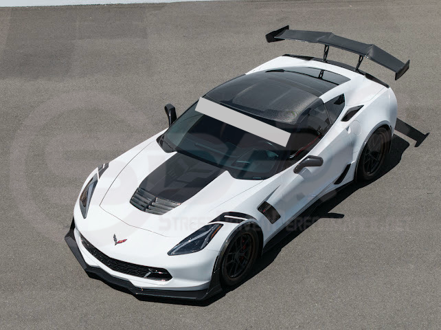 2014-2019 C7 Chevrolet Corvette | Dry Carbon Fiber Tape On Roof Side Molding Trim Cover