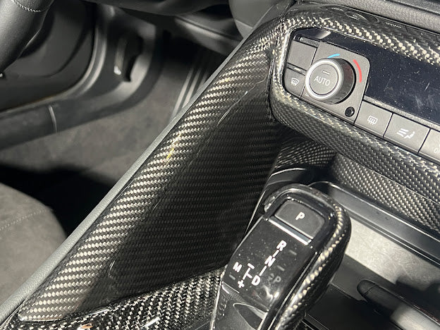 2020-Up Toyota GR Supra A90 A91 |Factory Style CARBON FIBER Center Console Side Panel Gear Shift