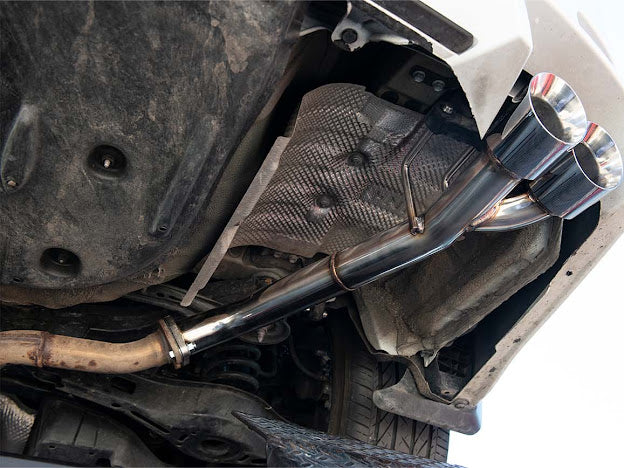 2018-2024 TOYOTA CAMRY |MUFFLER DELETE AXLE BACK EXHAUST WITH QUAD CHROME TIPS