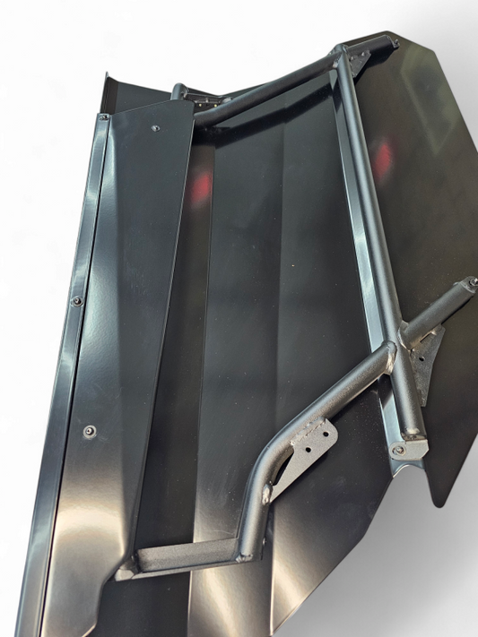 Elektric Offroad 2017+ Can Am X3 Maverick Volt 4-seat off-road vehicle doors with black frame and window openings.