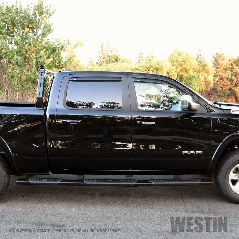 Westin 19-26 Ram 1500 Crew Cab R5 M-Series Wheel-to-Wheel Nerf Step Bars - Black