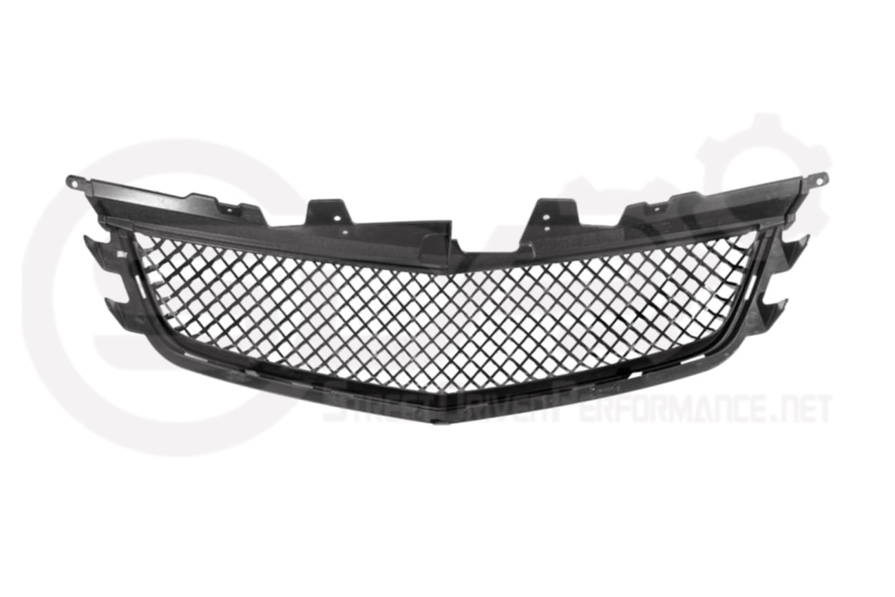 2009-2015 Cadillac CTS-V V2 -  Black front grilles set (blank no emblem)