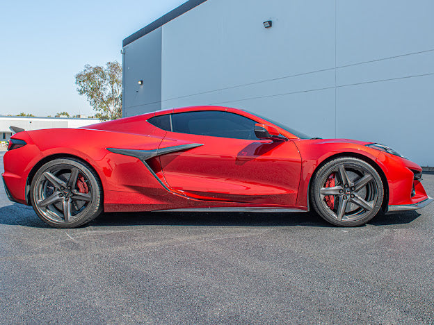 2020-UP CHEVROLET CORVETTE C8 Z06 |CARBON FIBER SIDE SKIRTS ROCKER PANELS GROUND EFFECTS