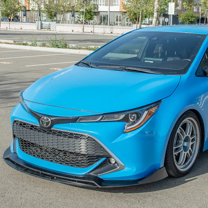 2019-UP TOYOTA COROLLA HATCHBACK | JDM PERFORMANCE PACKAGE FRONT SPLITTER LIP GROUND EFFECTS