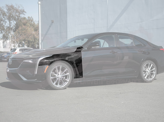 2020-UP CADILLAC CT4 & CT4 V |BLACKWING STYLE FRONT SIDE VENTED FENDERS