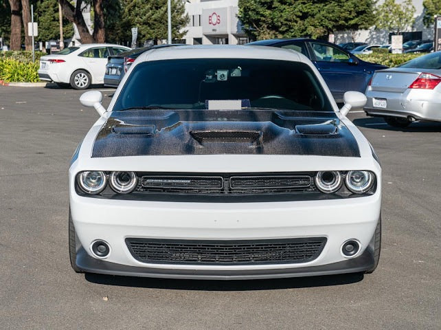 2015-2023 DODGE CHALLENGER | FACTORY STYLE CARBON FIBER HEADLIGHT TRIM COVER W/ FRONT GRILLE INSERT