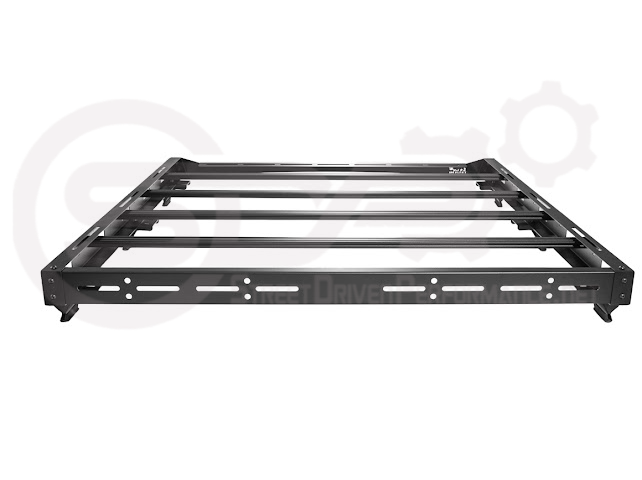 2018-UP JEEP WRANGLER JL & 2020-PRESENT JEEP GLADIATOR JT | CARBON STEEL BLACK TOP ROOF CARGO RACK (FULL & HALF LENGTH)