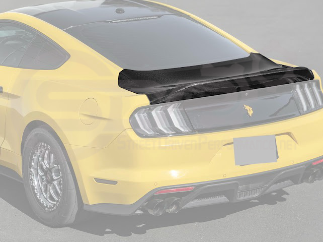 2015-2023 FORD MUSTANG | SUPER SNAKE STYLE REPLACEMENT REAR TRUNK LID WITH INTEGRATED SPOILER