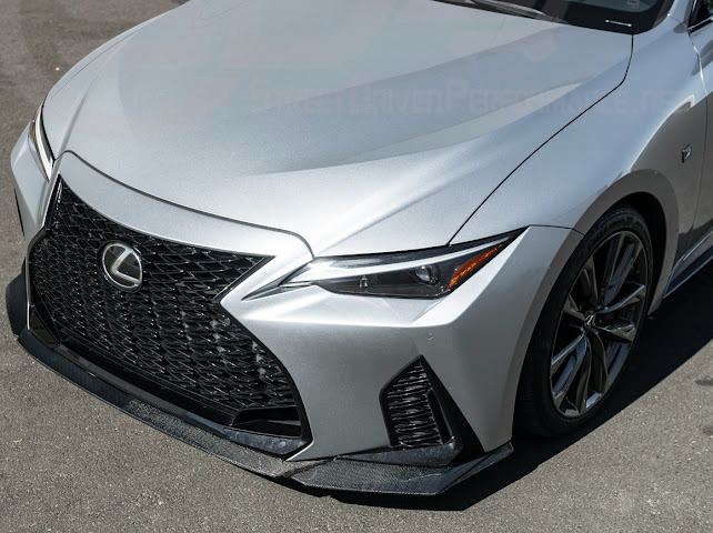 2021-UP LEXUS IS300, IS350, IS500 | JDM NOVEL STYLE CARBON FIBER FRONT BUMPER LIP SPLITTER GROUND EFFECTS
