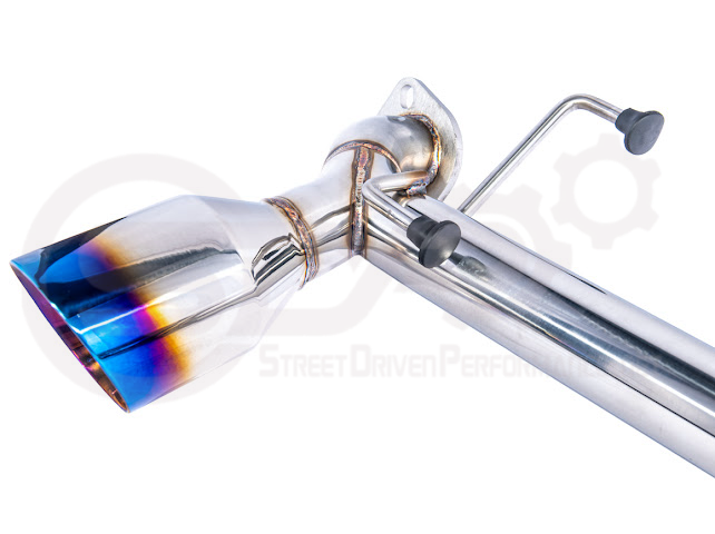 Street Driven Performance exhaust axle back dual exhaust for 2013-2021 Scion FRS, Subaru BRZ, Toyota 86 with chrome or burnt blue tips